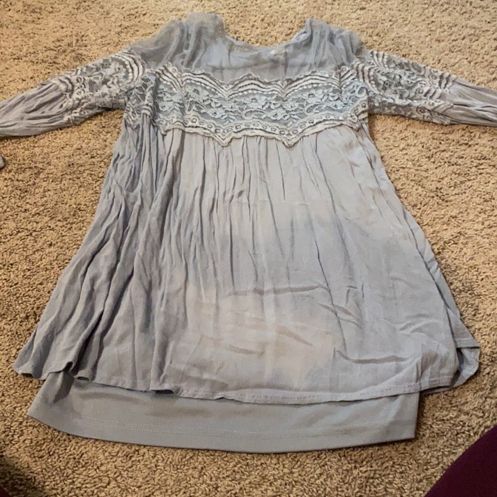 Baby blue boutique dress